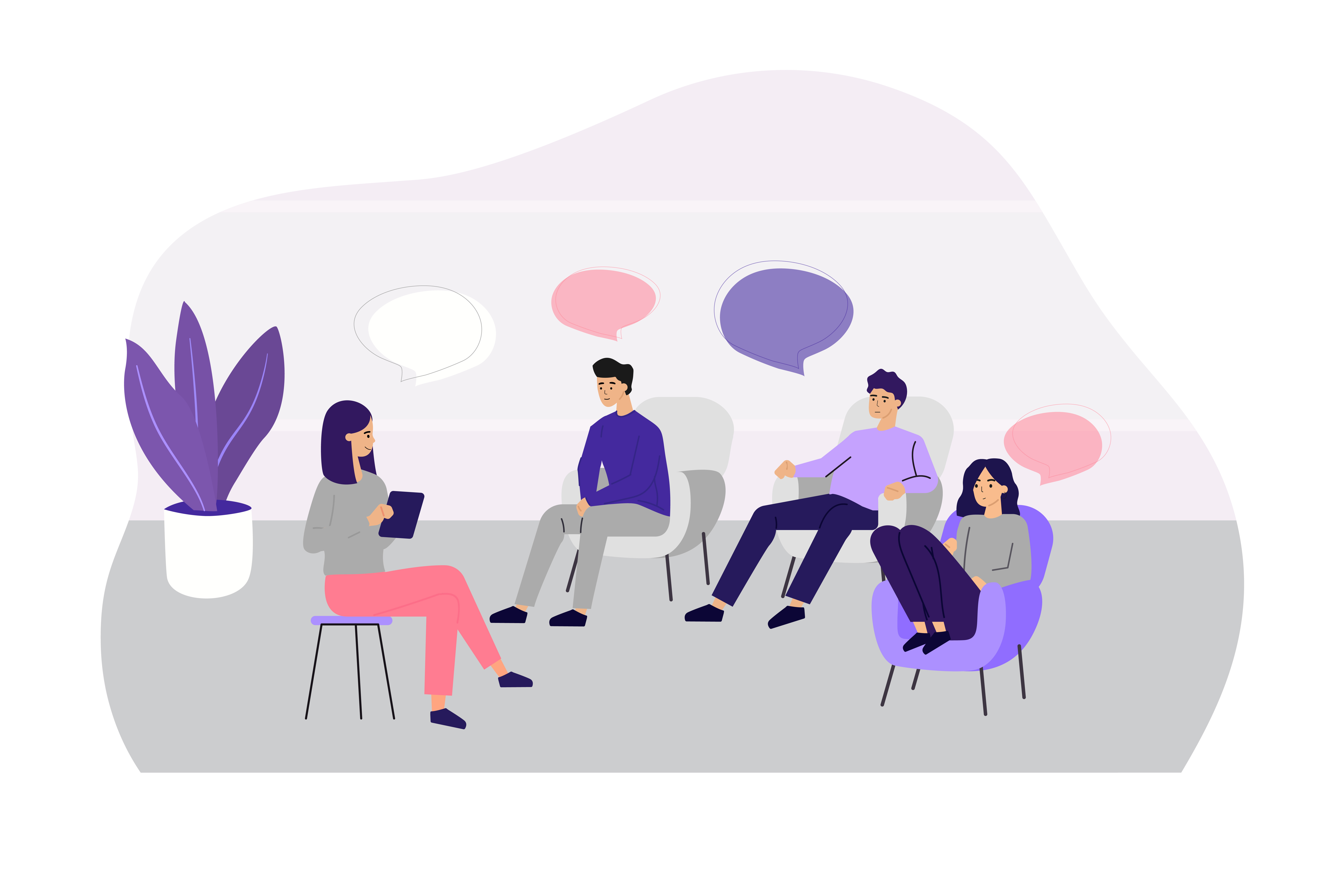 Group therapy session